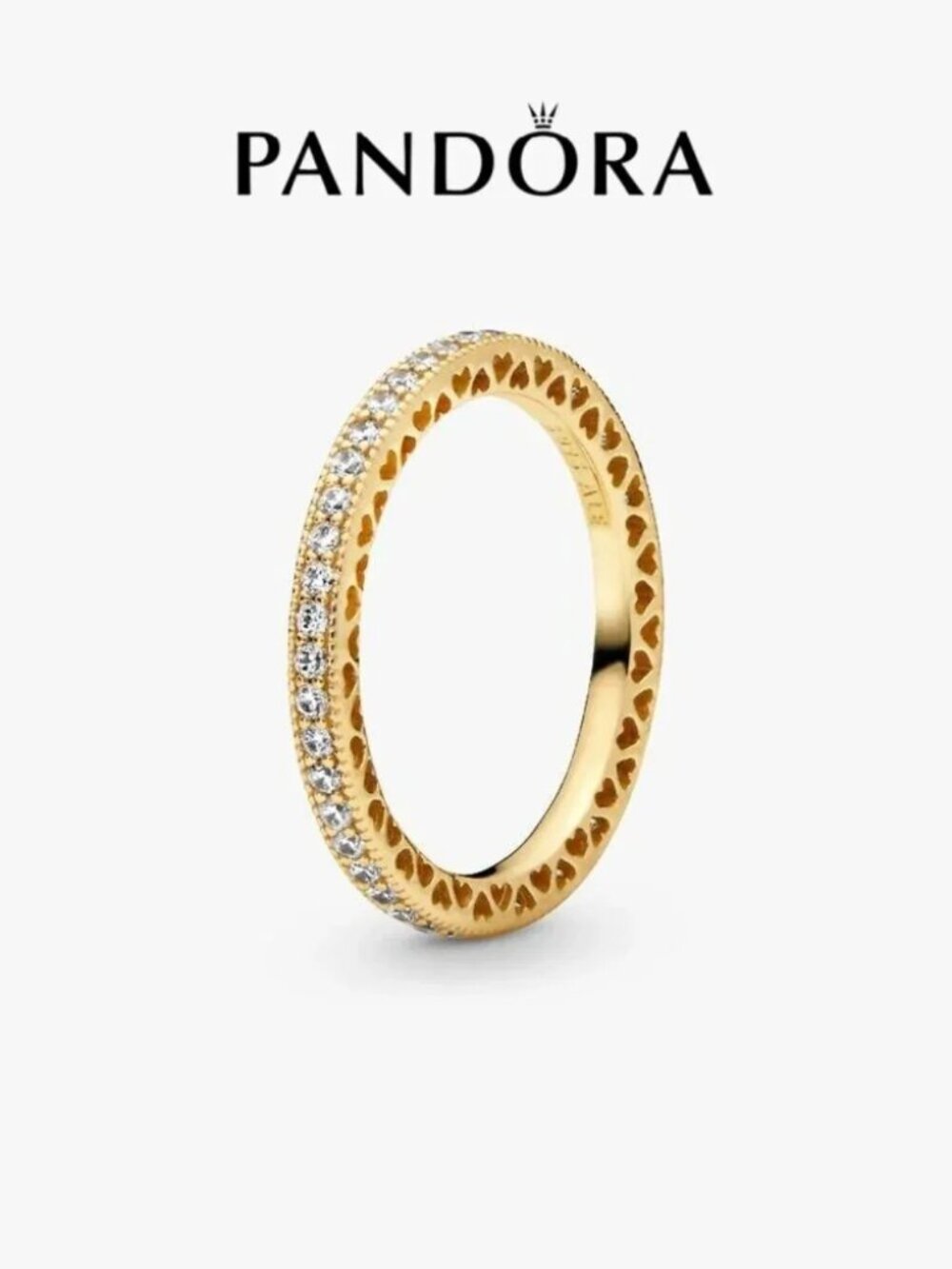 Pandora Sparkle & Hearts Ring
